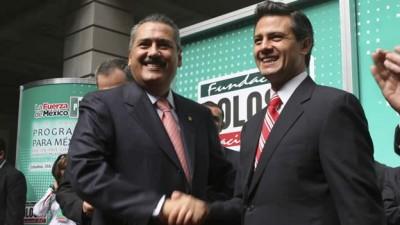 Manlio Fabio Beltrones y Enrique Peña Nieto.