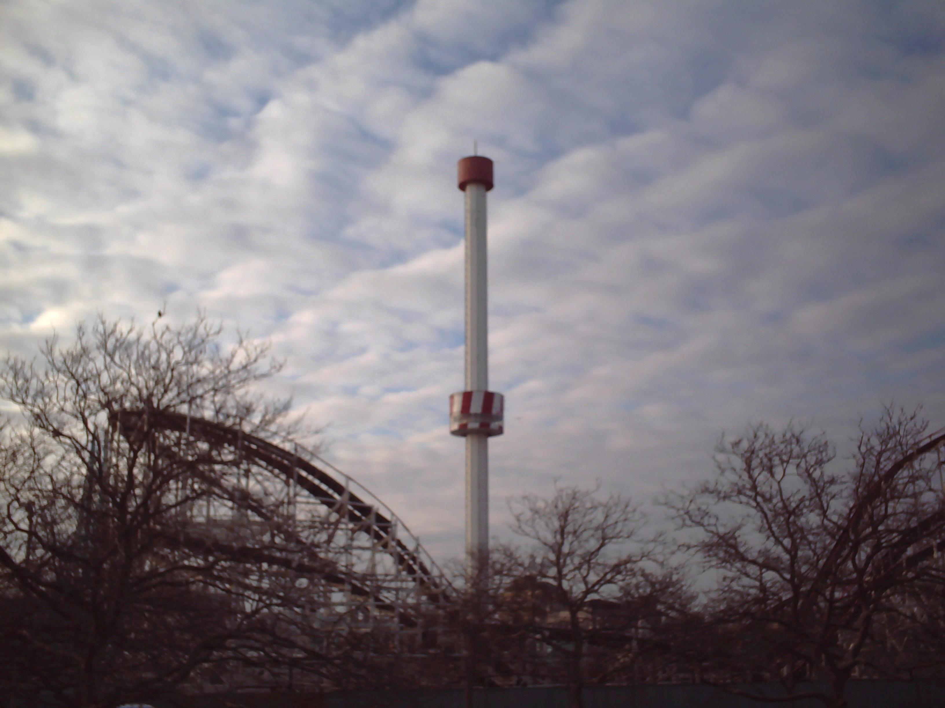 Coney Island en invierno.
