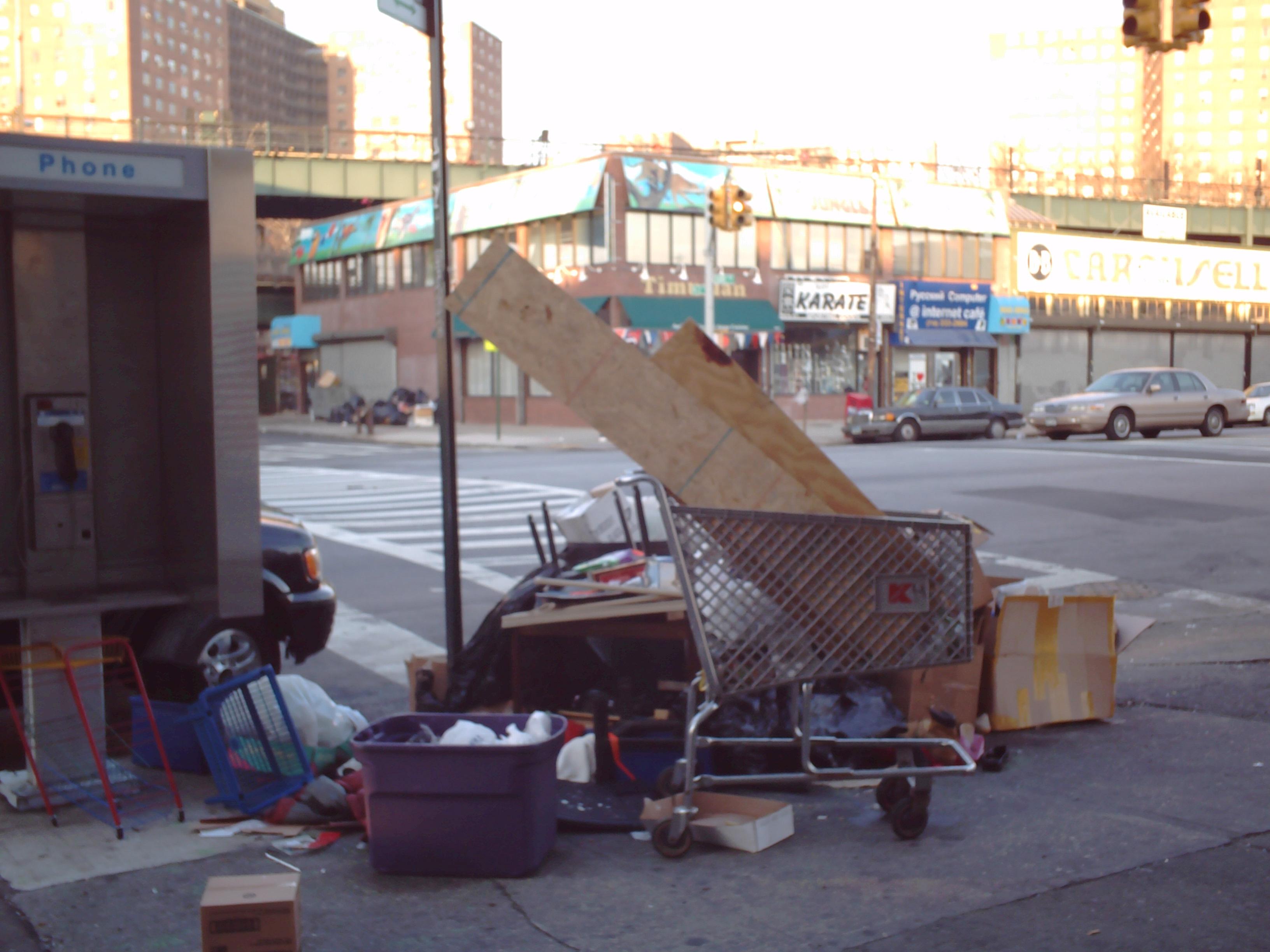 Coney Island en invierno.