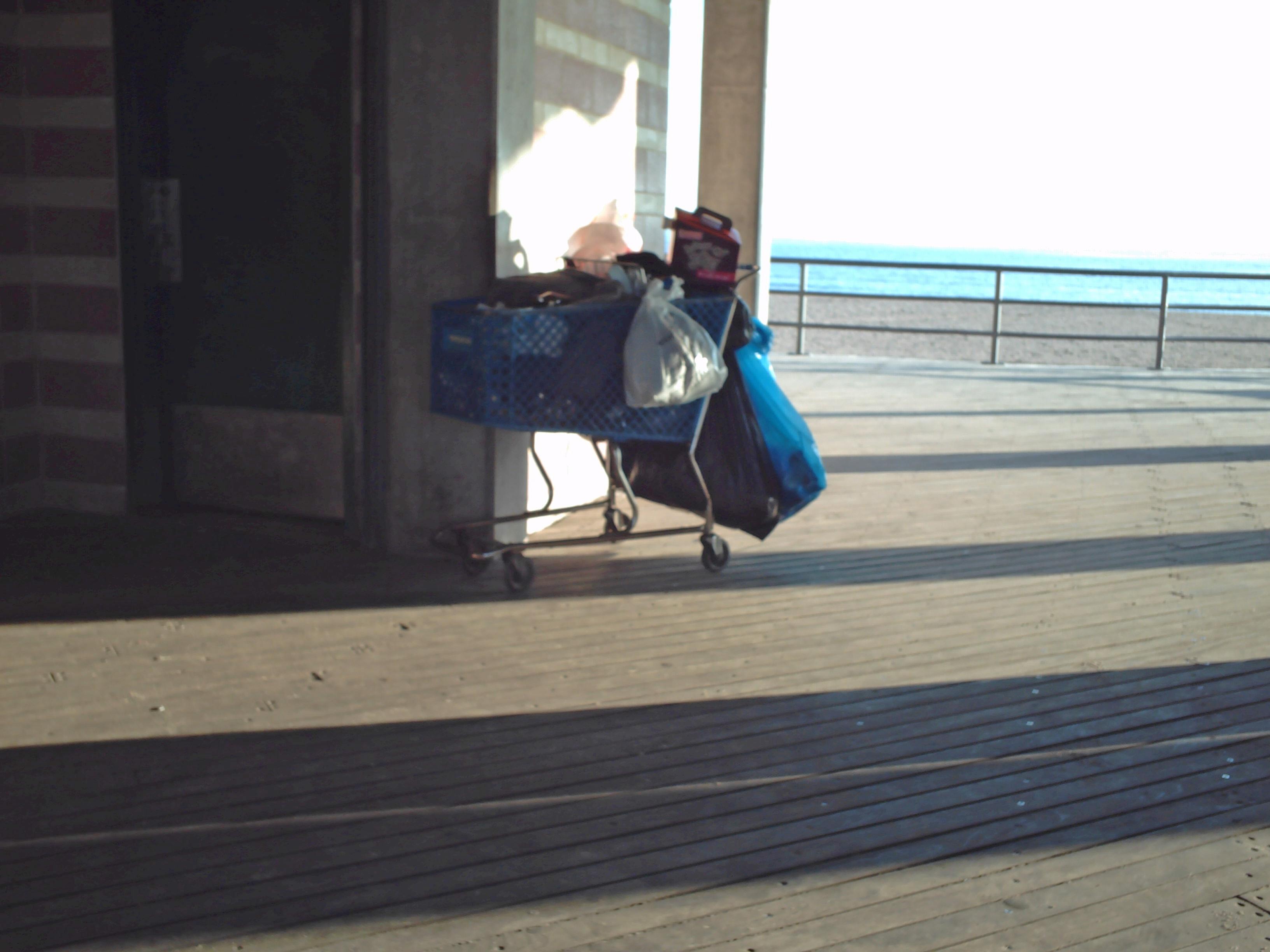 Coney Island en invierno.