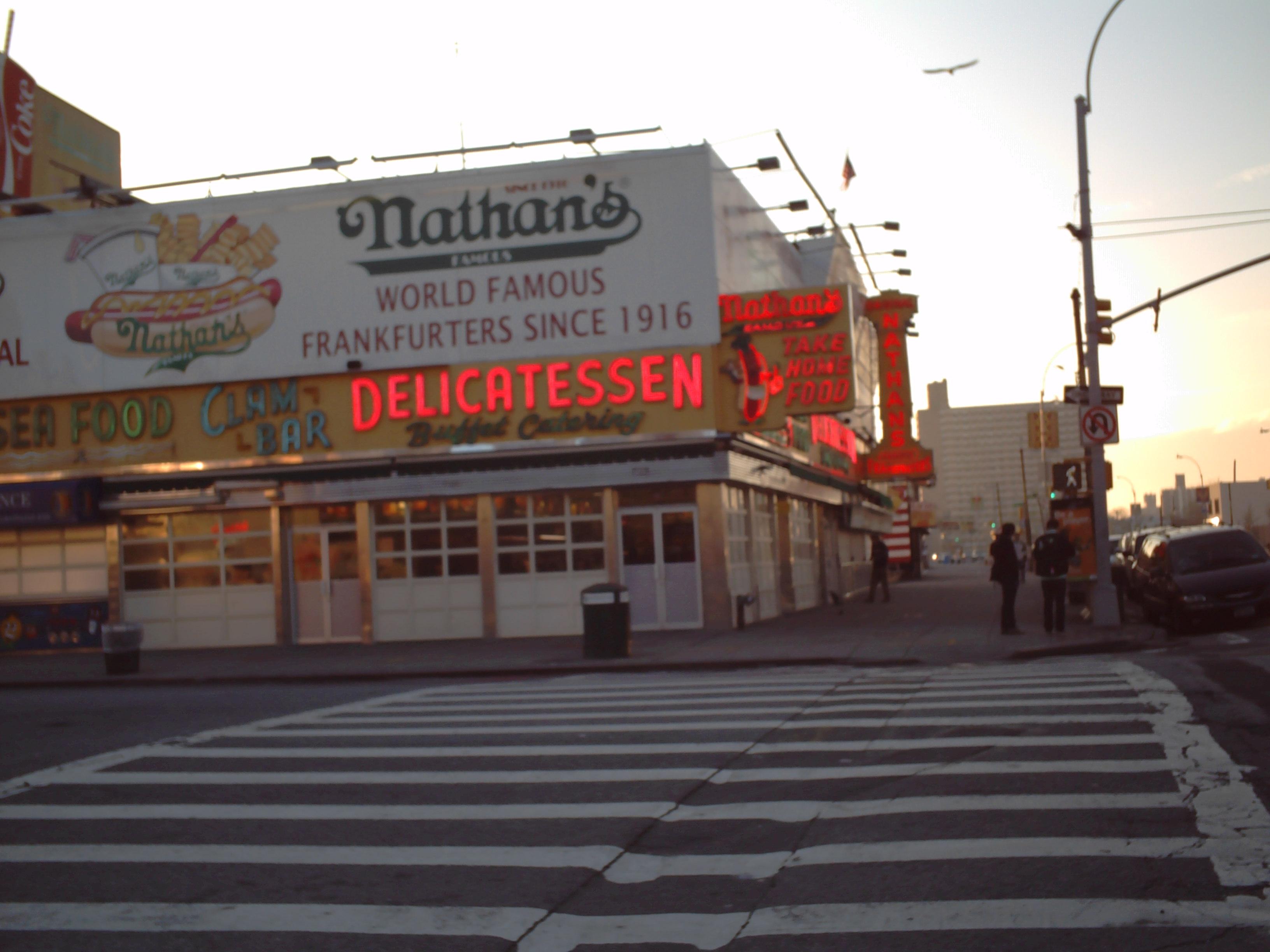 Coney Island en invierno.