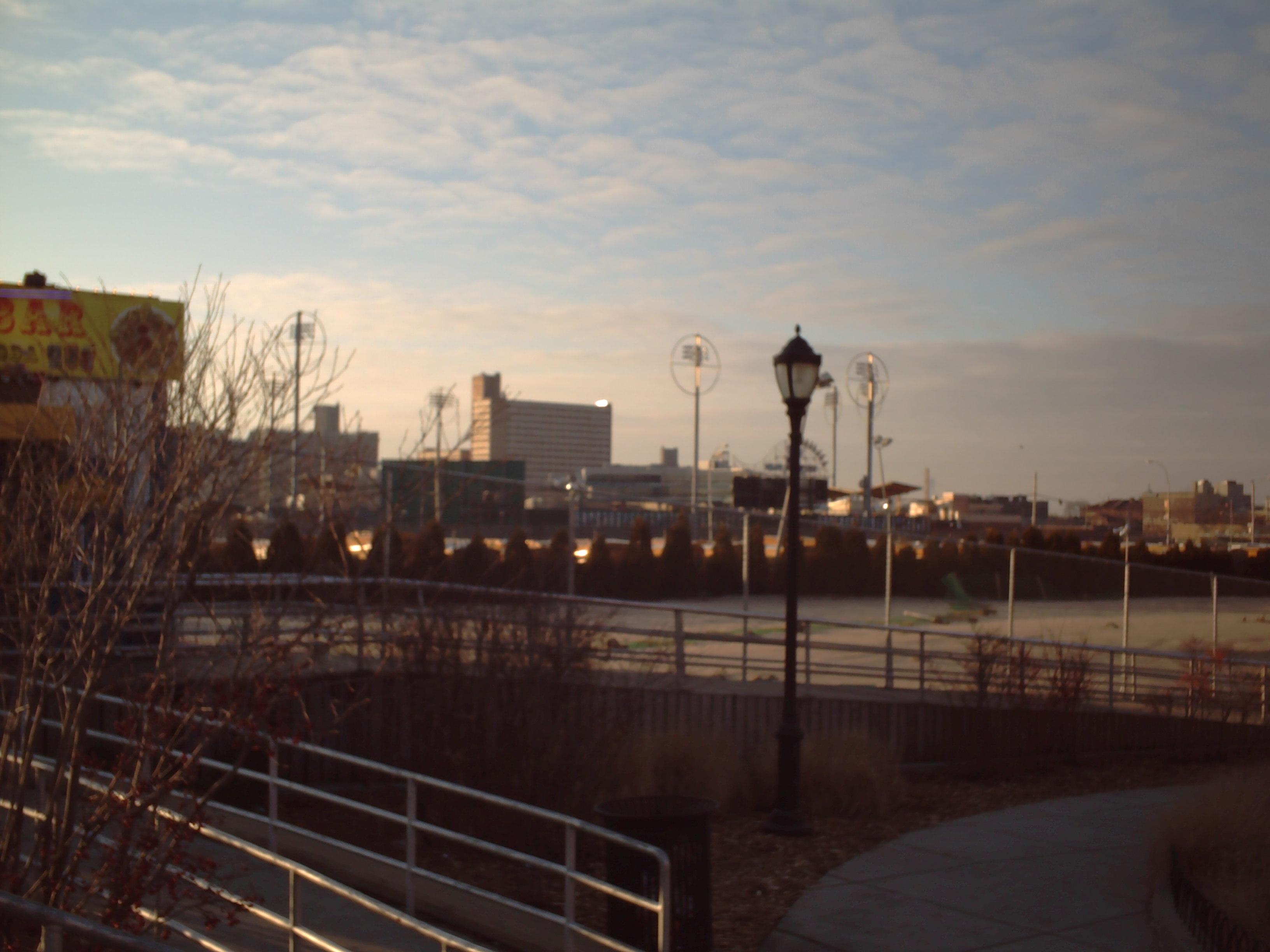 Coney Island en invierno.