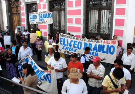 Manifestación Acatzingo-Eliseo-EEF