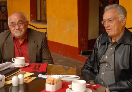 Bartlett con Jorge Méndez.