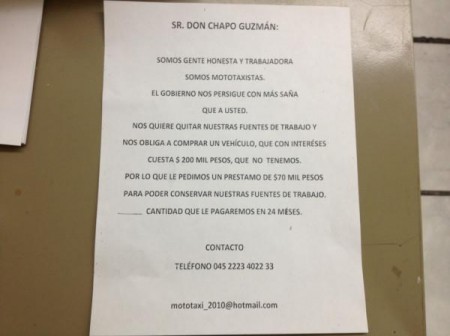 Solicitud mototaxistas.
