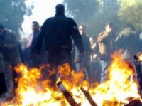 La violencia en Siria.
