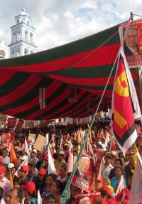AMLO en Izúcar de Matamoros.