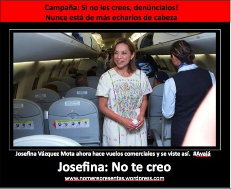 Josefina Vázquez Mota. No te creo.
