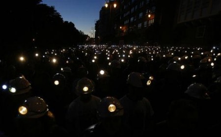 Mineros de la Marcha Negra.