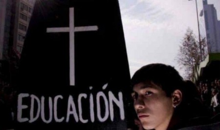 Protestas educativas en Chile.