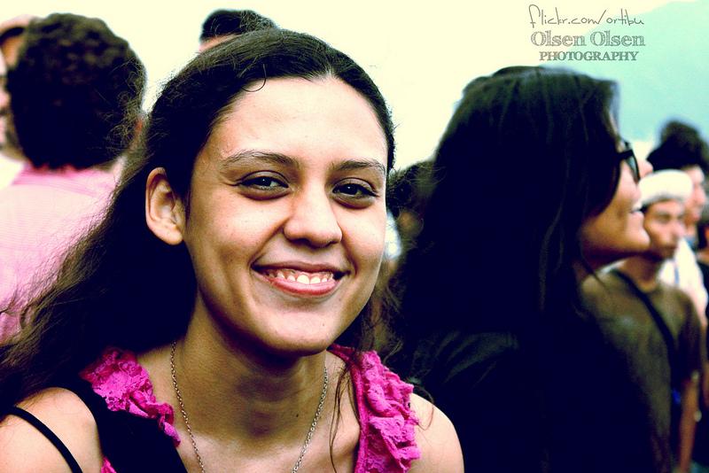 Faces of Pacifist Demonstrators.