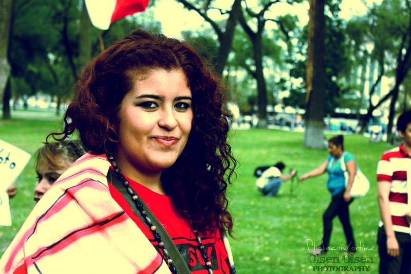 Faces of Pacifist Demonstrators.