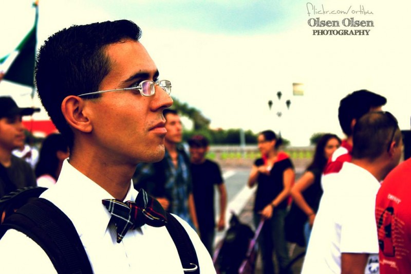 Faces of Pacifist Demonstrators.
