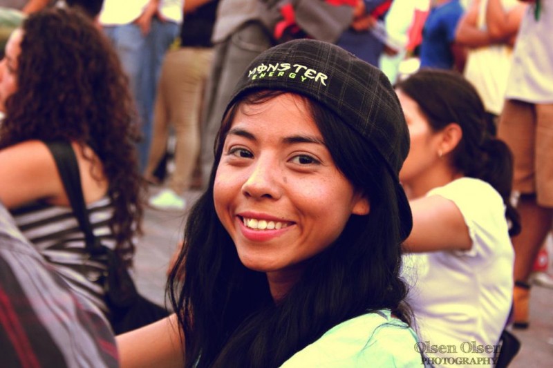 Faces of Pacifist Demonstrators.