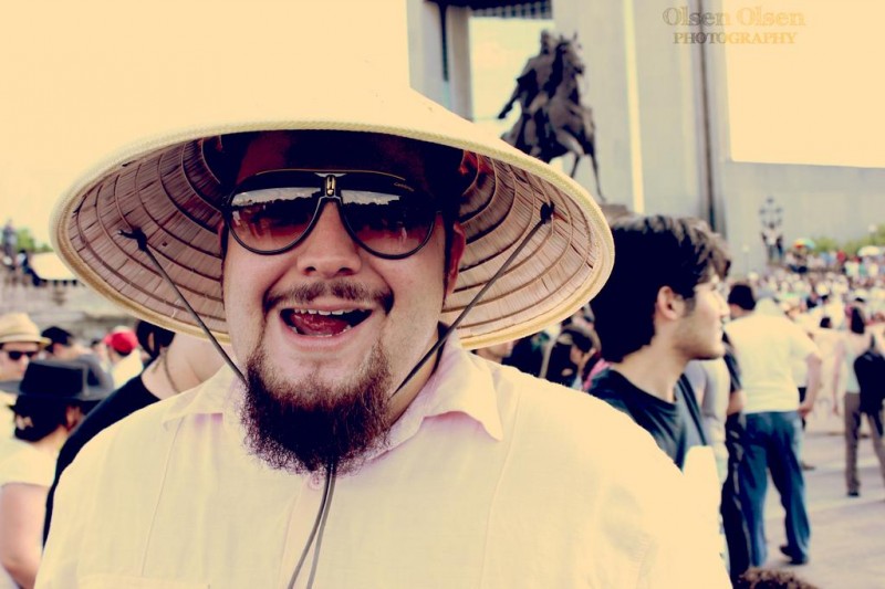 Faces of Pacifist Demonstrators.