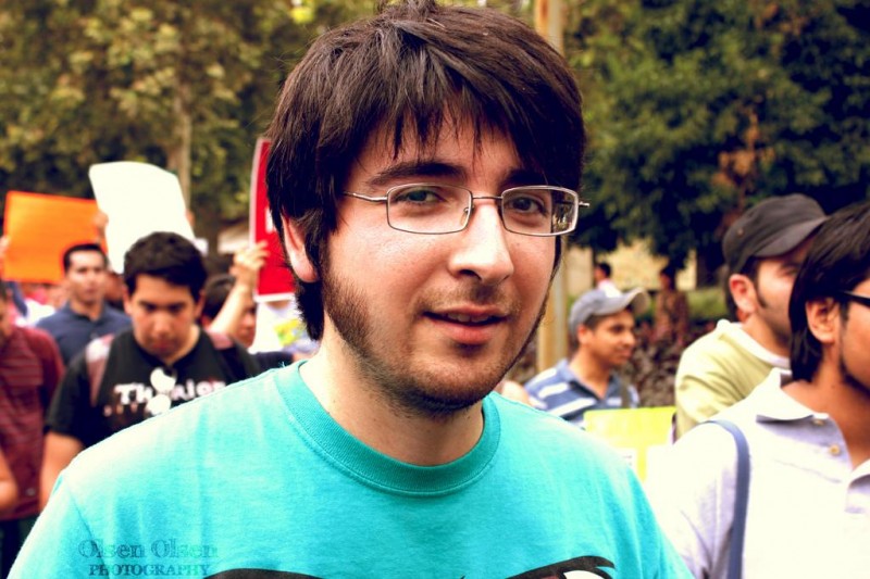 Faces of Pacifist Demonstrators.