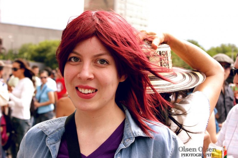 Faces of Pacifist Demonstrators.