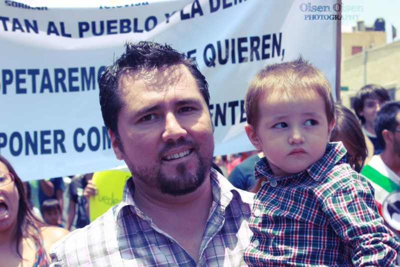 Faces of Pacifist Demonstrators.