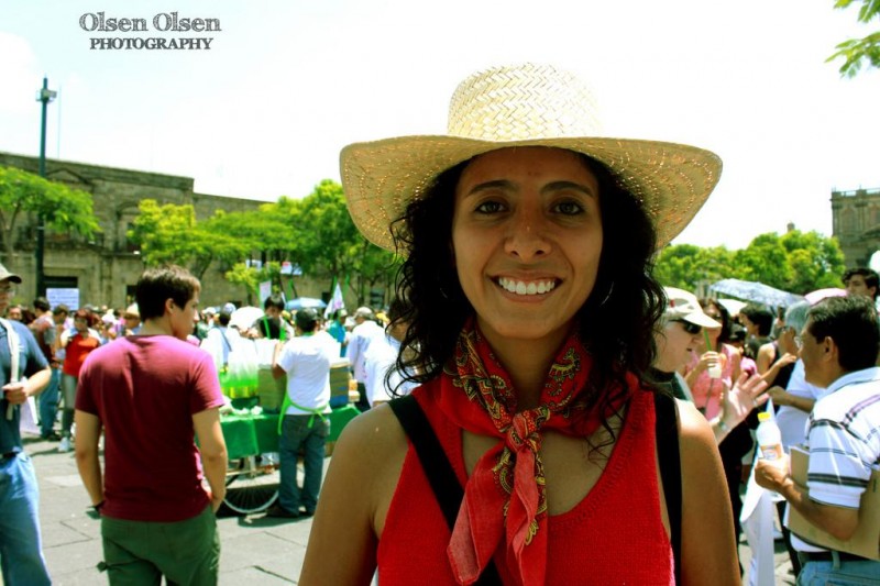 Faces of Pacifist Demonstrators.