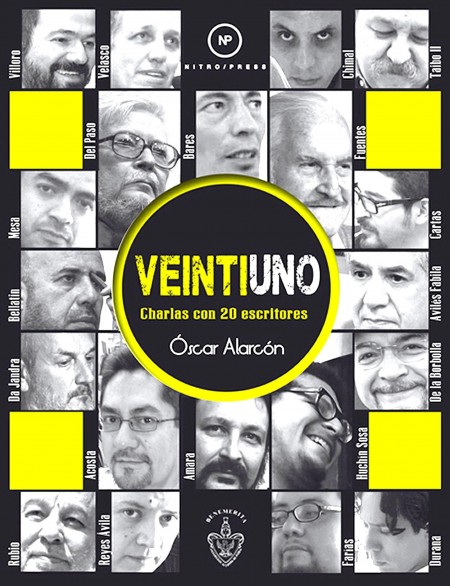 portada del libro 21 charla con 20 escritores