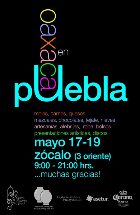 cartel oaxaca en puebla