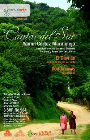 Cartel Yamel Cortéz Marmolejo. 