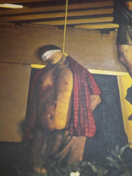 Detalle de la obra de Alberto Ibáñez
