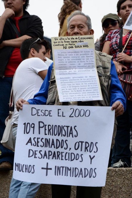#PrensaNoDisparen. Foto: Marlene Martínez
