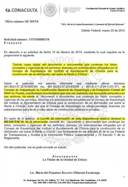 inexistencia INAH 03