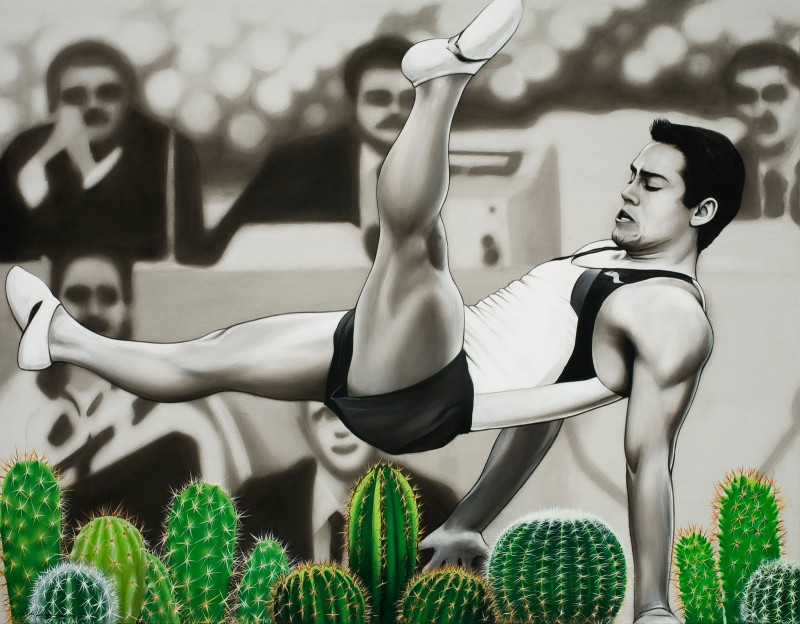 Deporte de riesgo. 114 x 146 cm-15.000