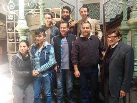Actores y directores con Manuel Reigadas