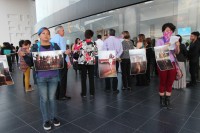 Protesta Nuestra Bellaza Puebla Leo Herrera