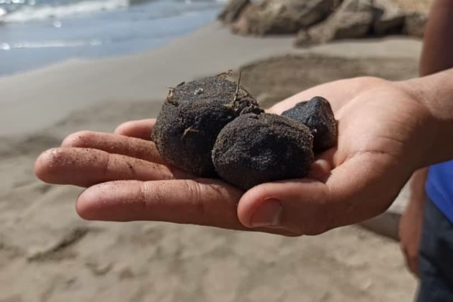 Derrame petrolero en mar Caribe