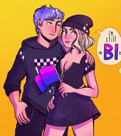 Ilustradores para visibilizar la bisexualidad