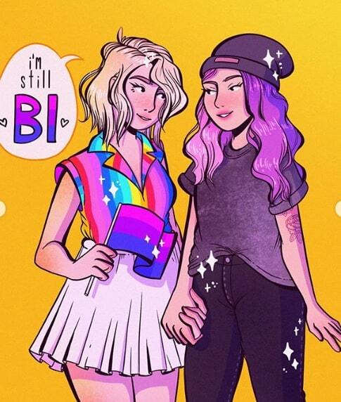Ilustradores para visibilizar la bisexualidad