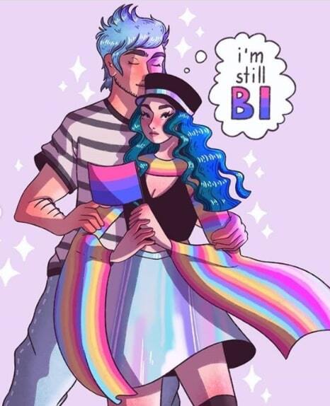 Ilustradores para visibilizar la bisexuallidad