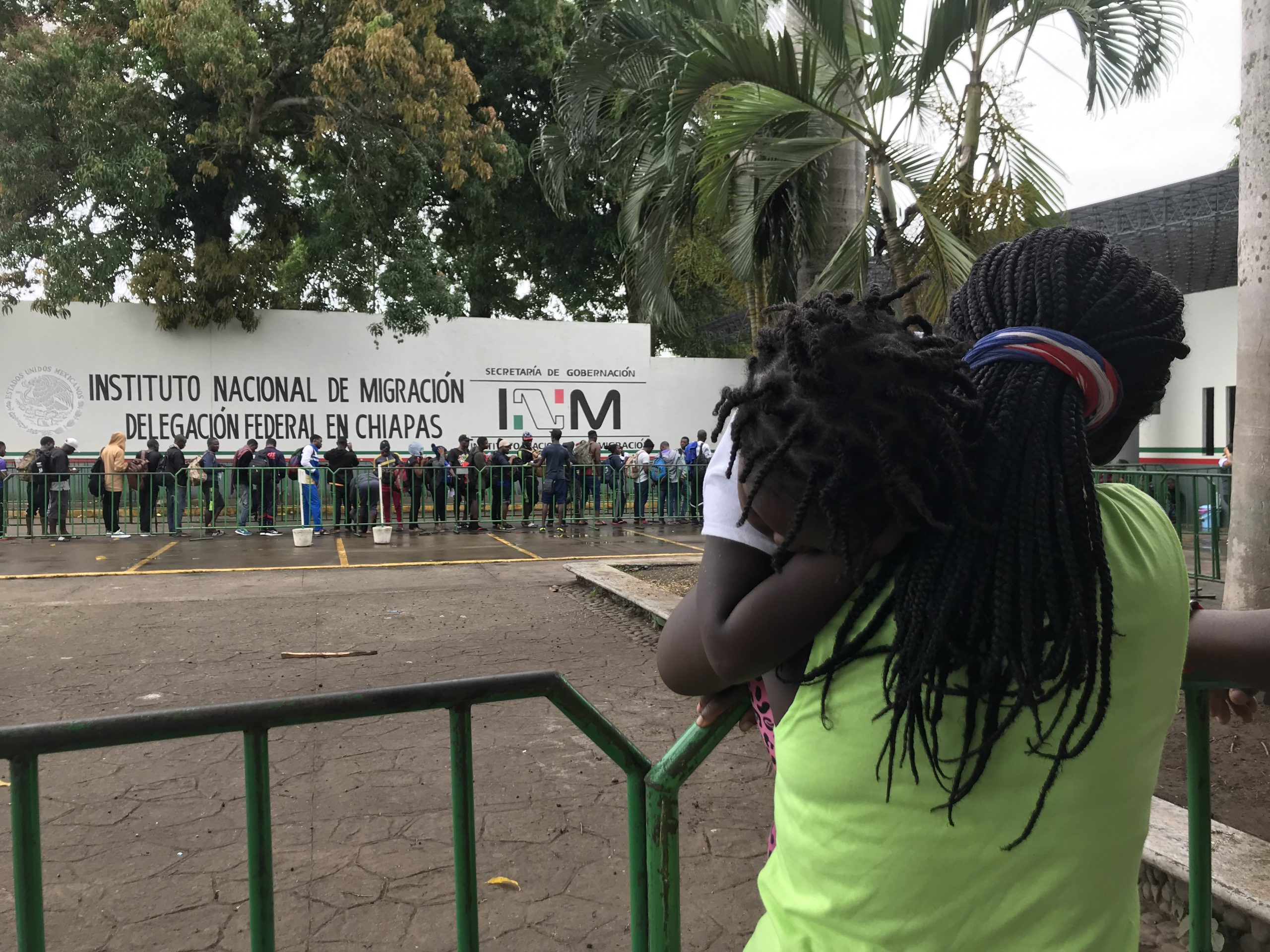Por la pandemia, muchos migrantes quedaron varados en Tapachula, Chiapas esperando sus autorizaciones oficiales, formando una comunidad haitiana en la zona