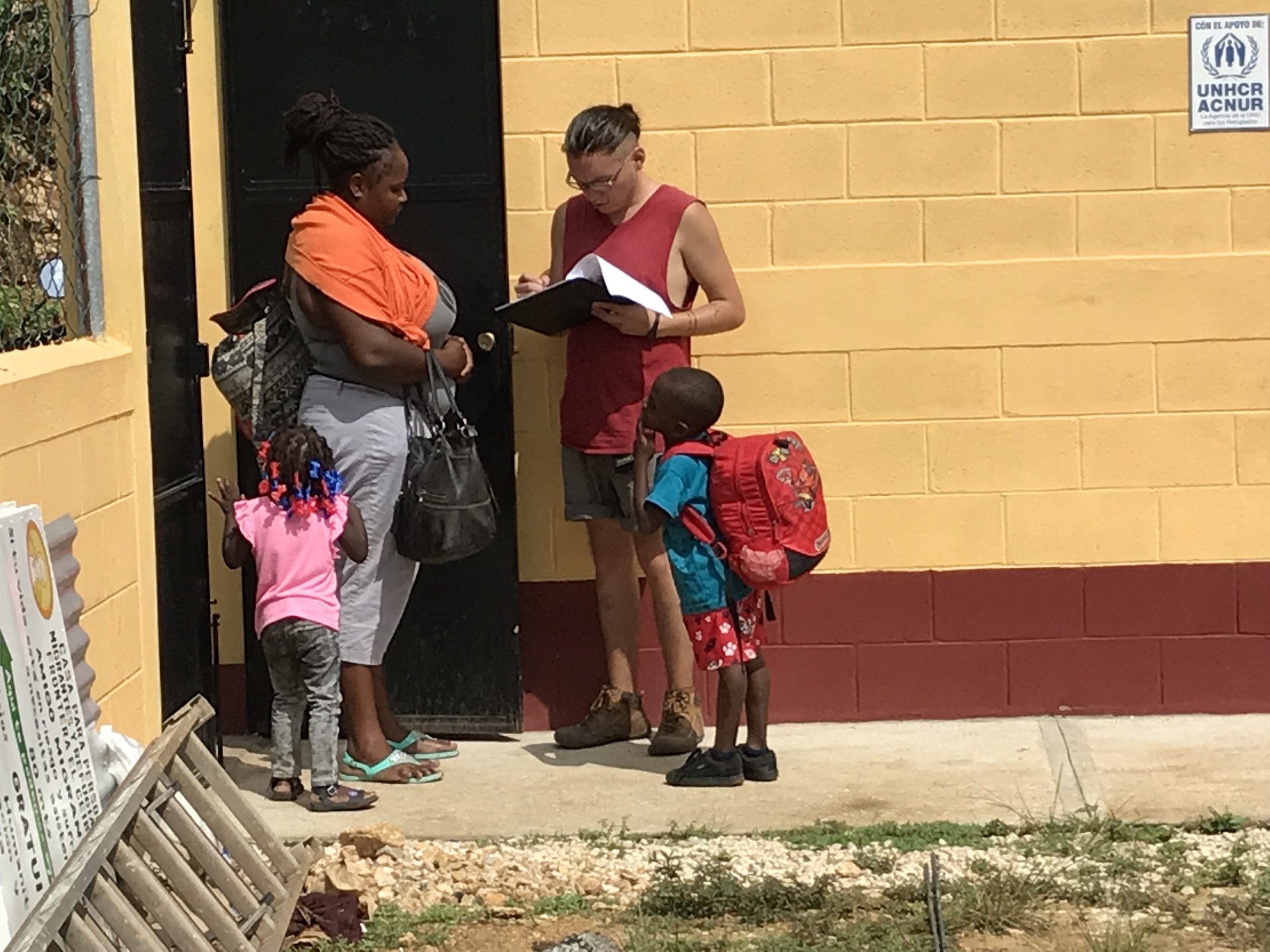 Por la pandemia, muchos migrantes quedaron varados en Tapachula, Chiapas esperando sus autorizaciones oficiales, formando una comunidad haitiana en la zona