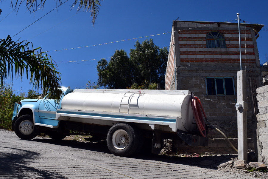 desabasto de agua en Malacatepec