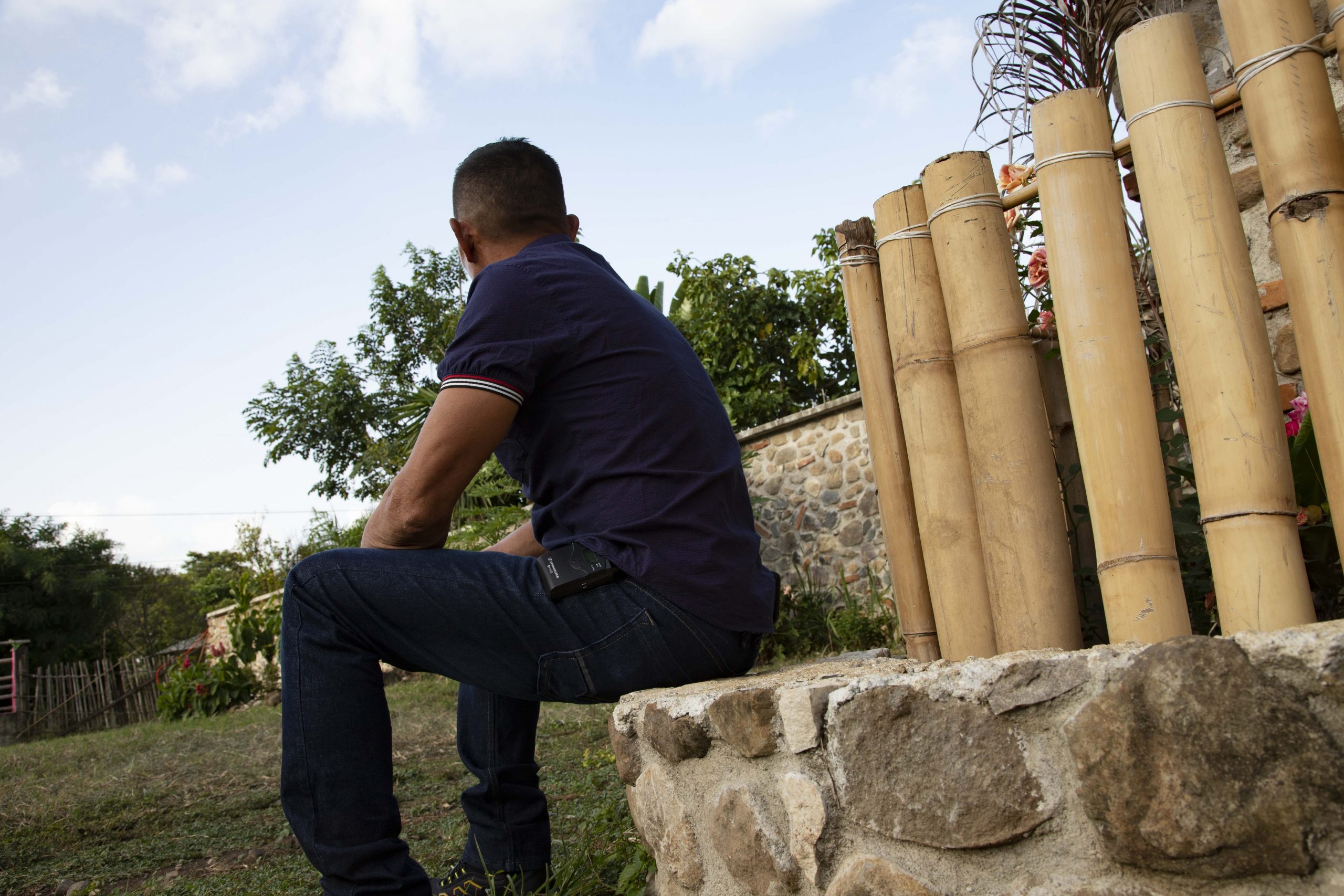 Óscar Rivas, migrante salvadoreño en México