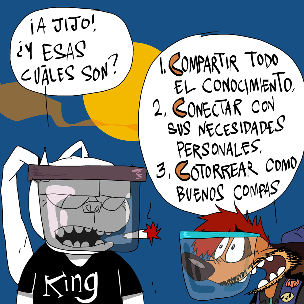 Está de webinar