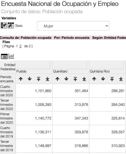 Son engañosas las cifras de desempleo entre mujeres poblanas tuiteadas por Gabriela Escobar
