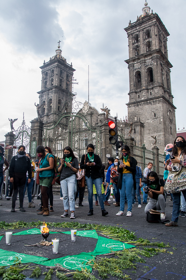 Feministas marcharon este fin de semana por la interrupción legal del embarazo