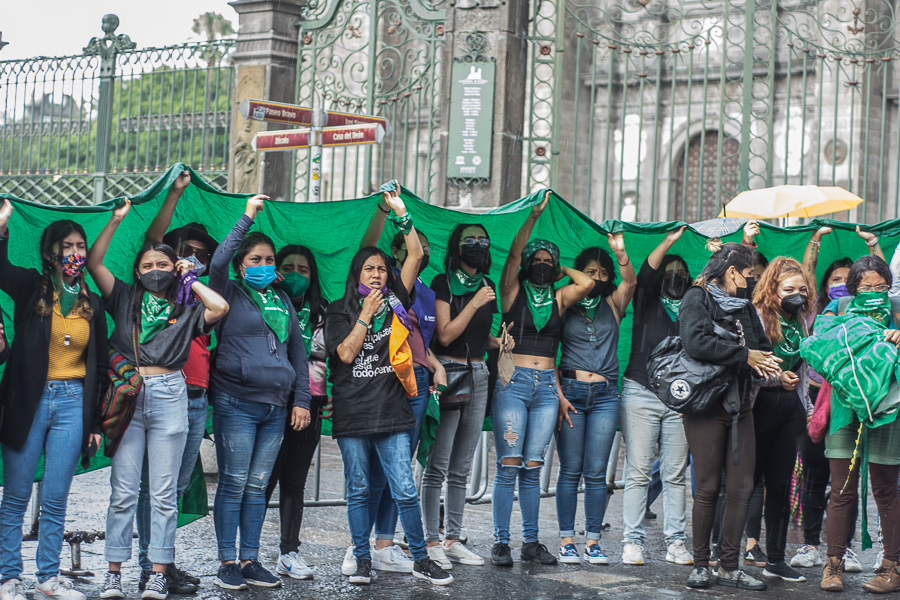 Feministas marcharon este fin de semana por la interrupción legal del embarazo