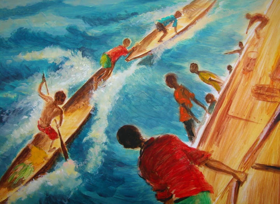 Las ilustraciones de Dominique Mwankumi